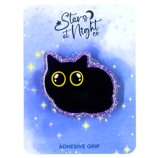 Black Cat Phone Tablet Grip