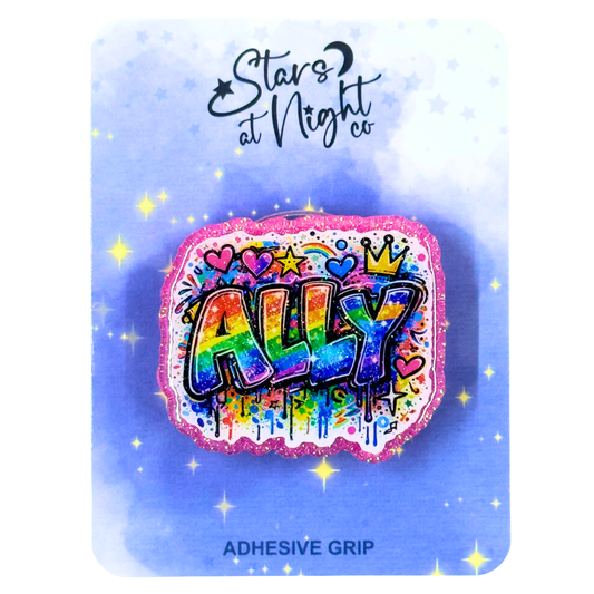 Ally Graffiti Pride Phone Tablet Grip