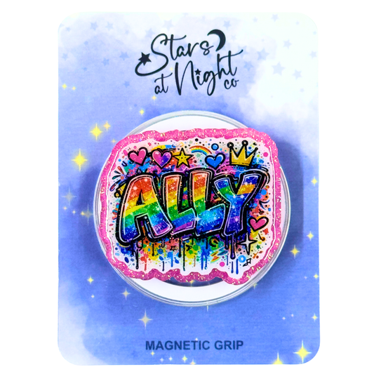 Ally Graffiti Pride Phone Tablet Grip