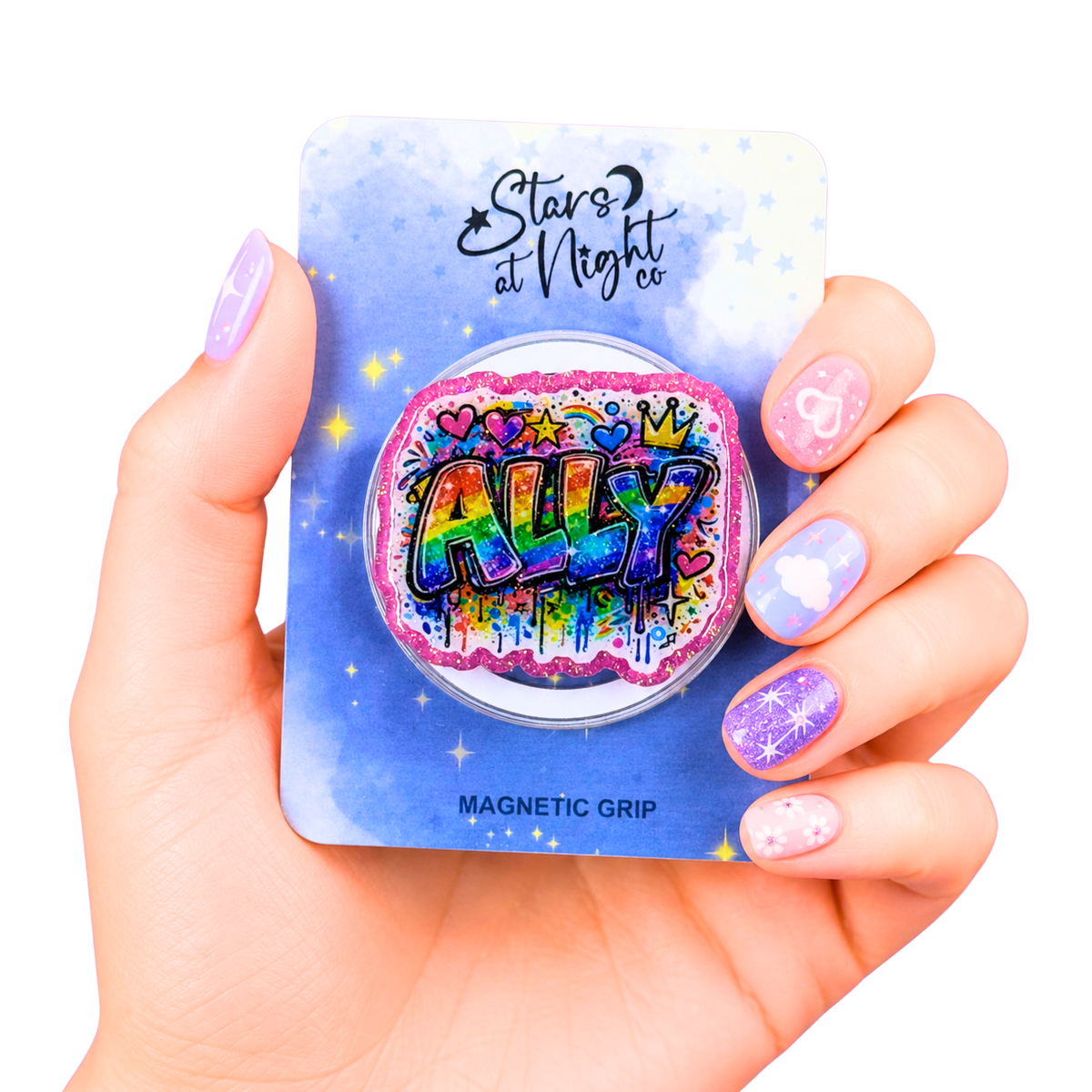 Ally Graffiti Pride Phone Tablet Grip