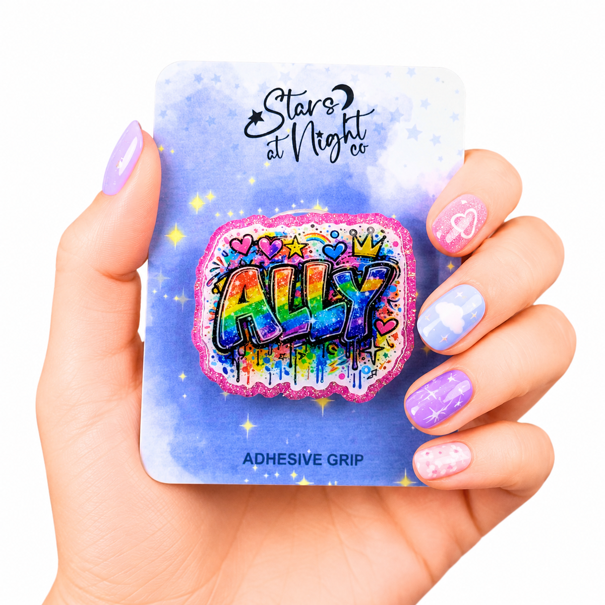 Ally Graffiti Pride Phone Tablet Grip