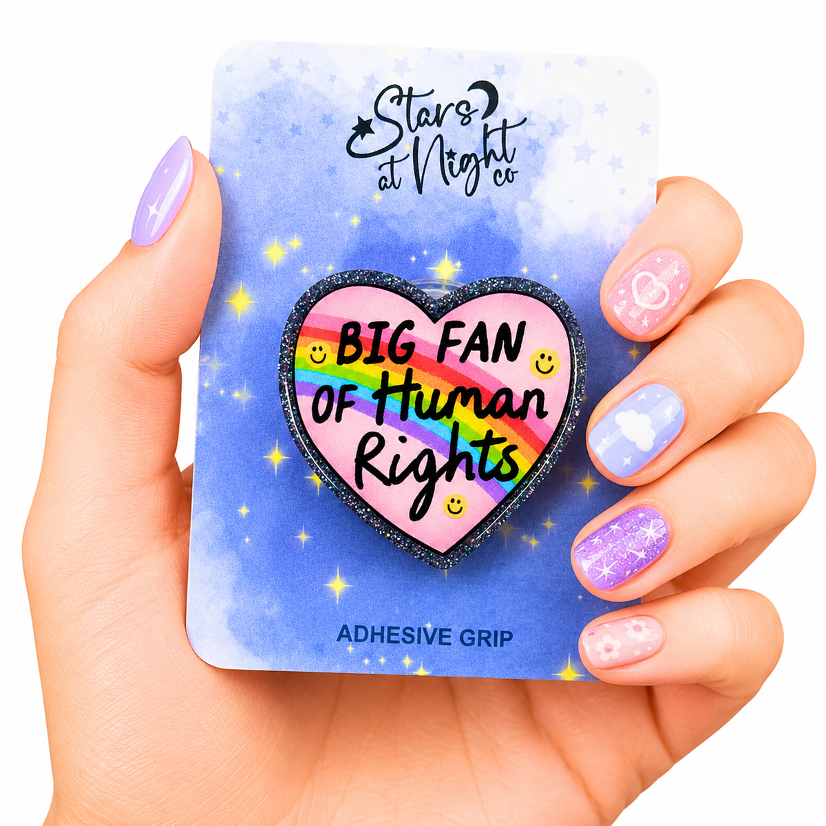 Big Fan of Human Right Phone Tablet Grip