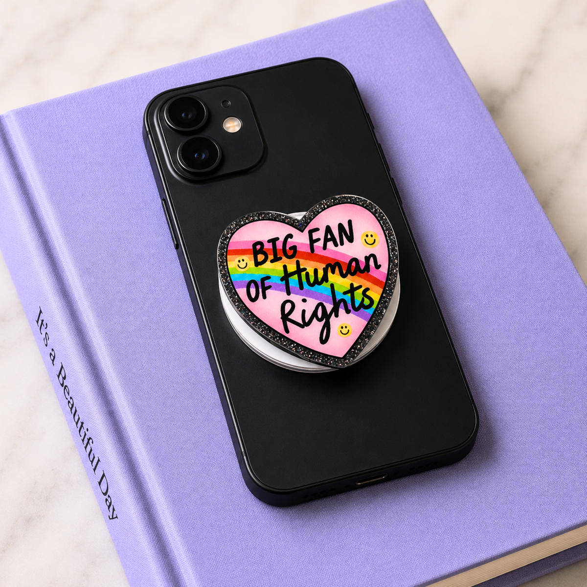 Big Fan of Human Right Phone Tablet Grip
