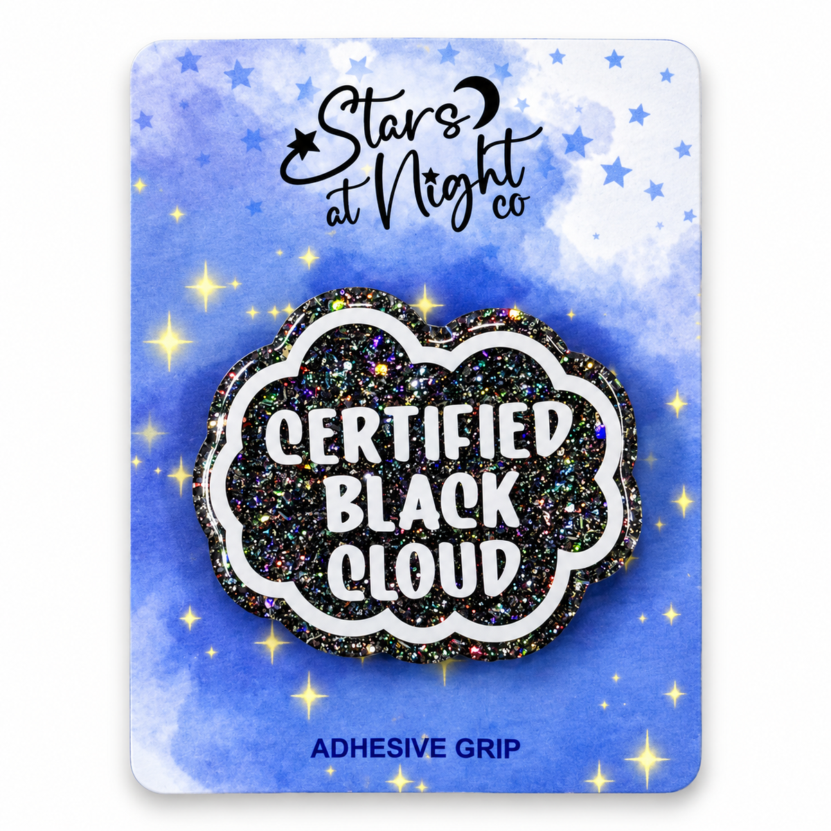 Certified Black Cloud Phone Tablet Grip
