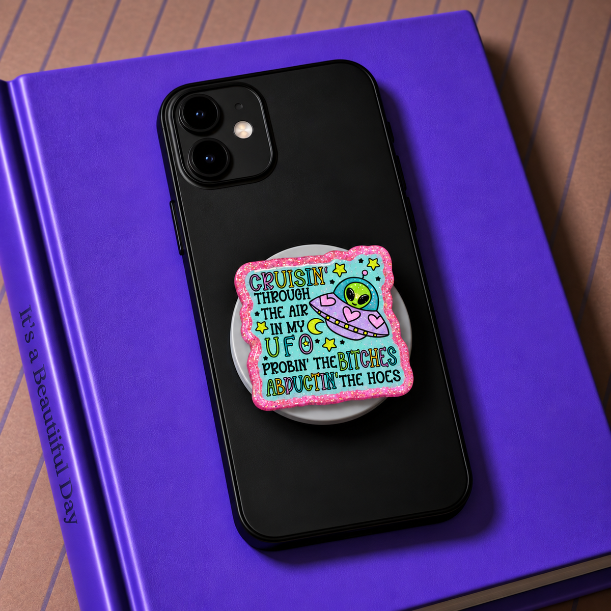 UFO Alien Phone Tablet Grip