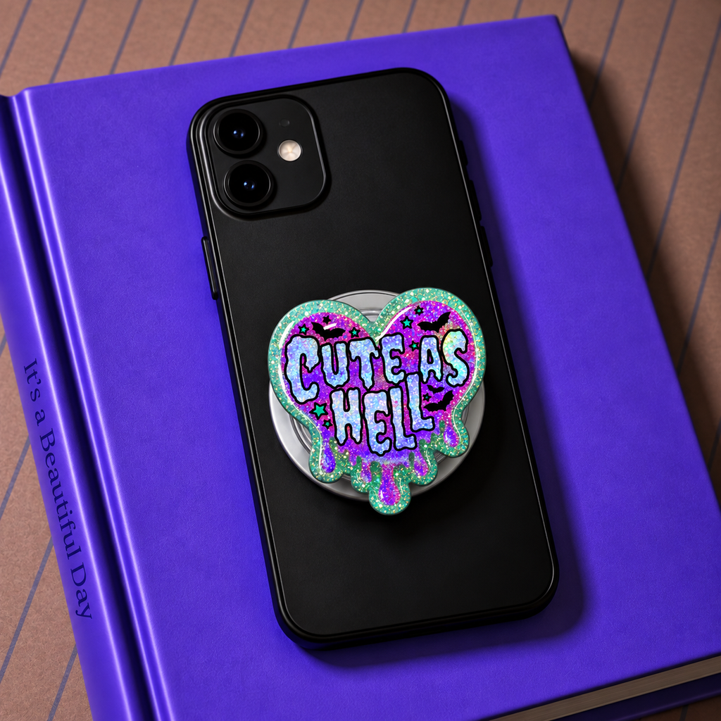 Cute As Hell Phone Tablet Grip