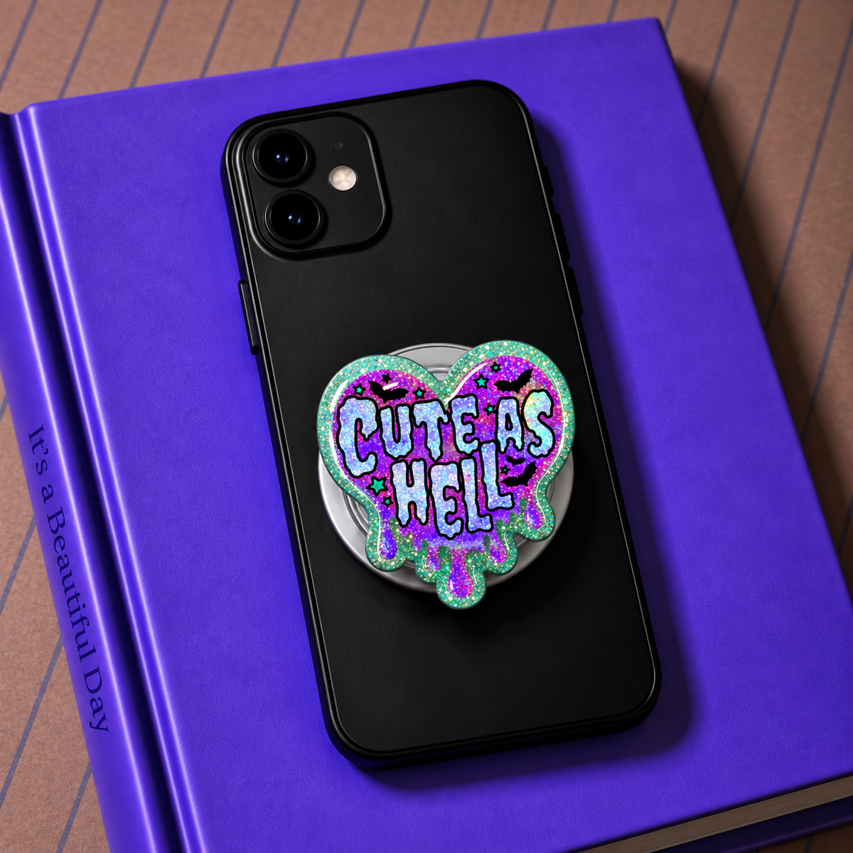 Cute As Hell Phone Tablet Grip