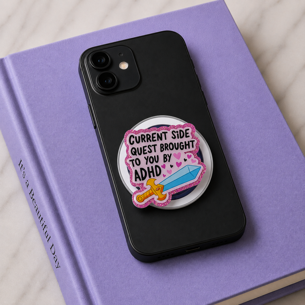 Current Side Quest Phone Tablet Grip