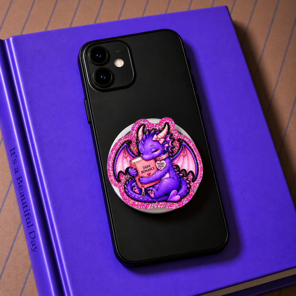 Dark Romance Dragon Phone Tablet Grip