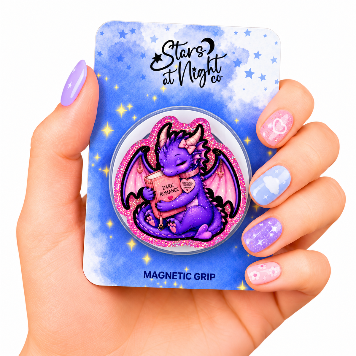 Dark Romance Dragon Phone Tablet Grip