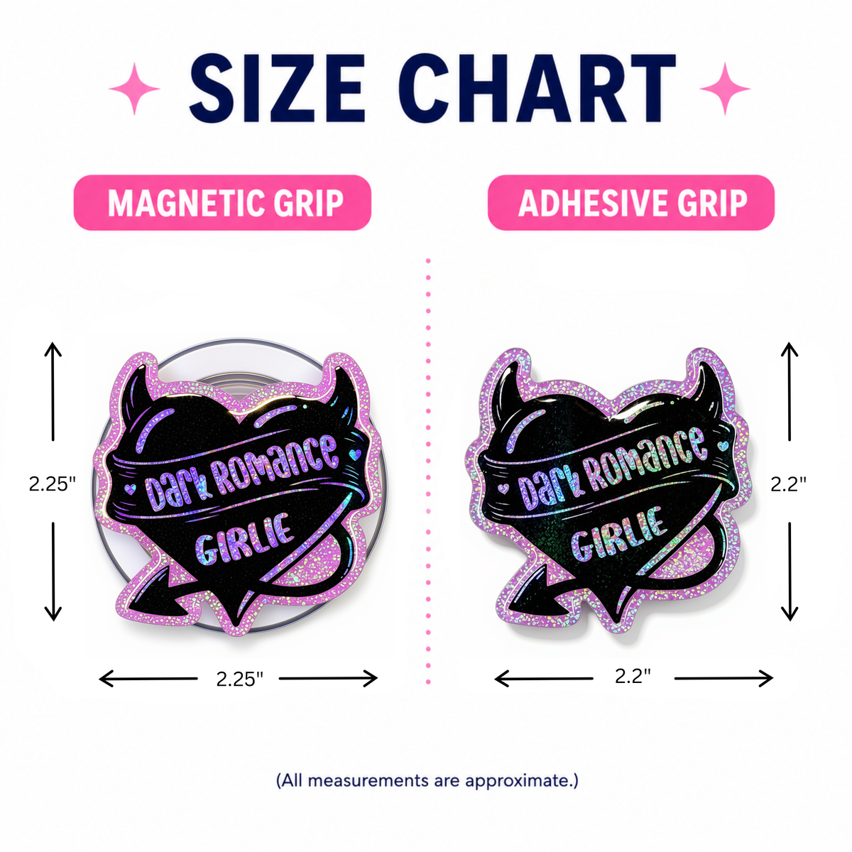 Dark Romance Girlie Phone Tablet Grip