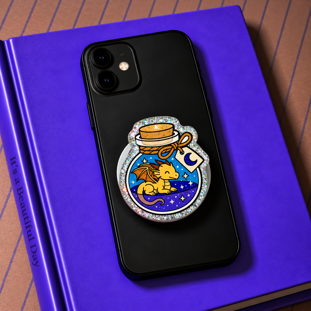 Dragon in a Bottle Phone Tablet Grip