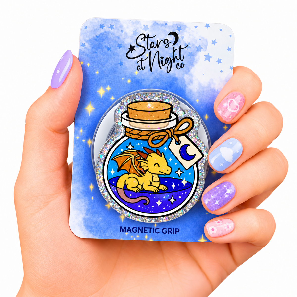 Dragon in a Bottle Phone Tablet Grip
