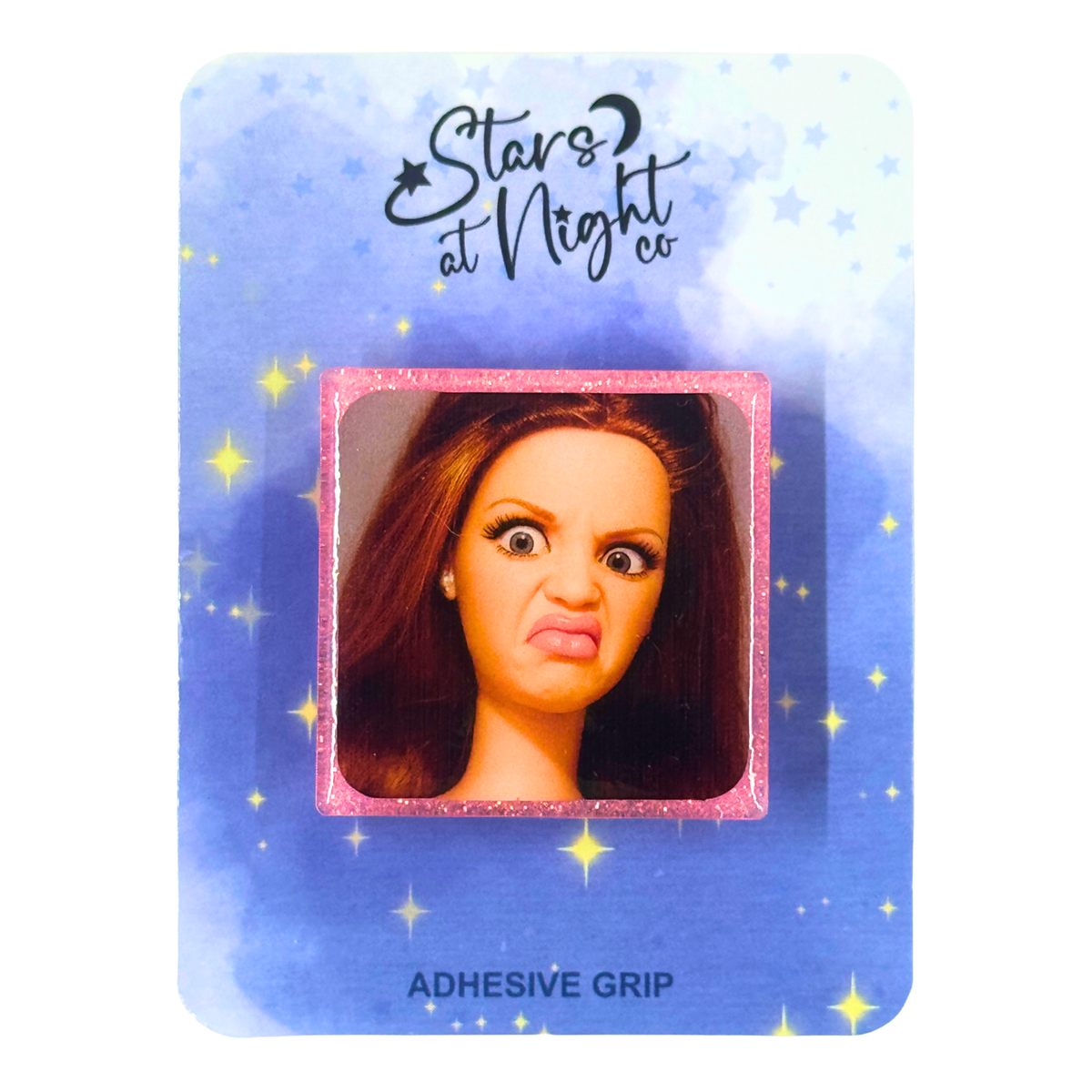 Doll Face Phone Tablet Grip