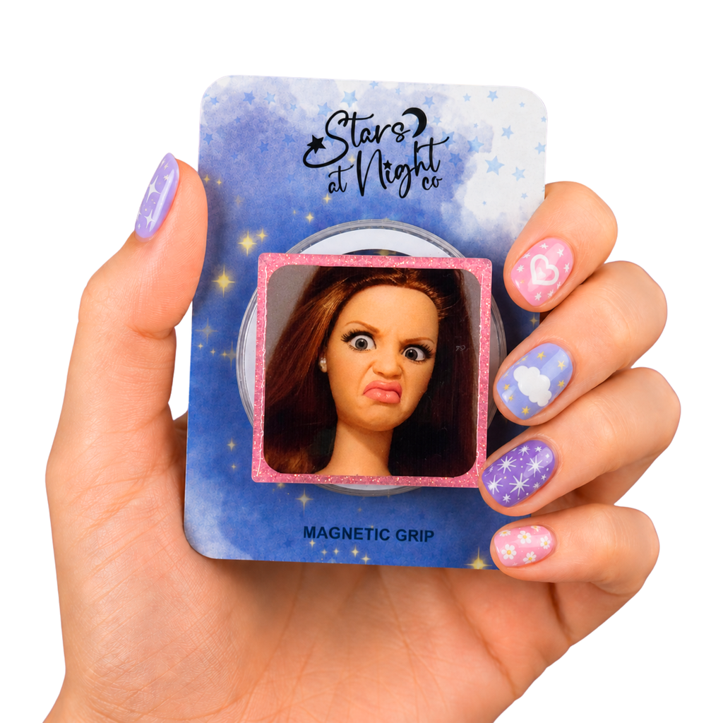 Doll Face Phone Tablet Grip