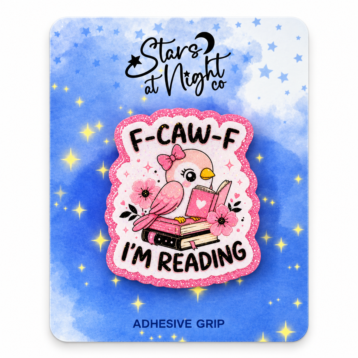F-Caw-F Im Reading Phone Tablet Grip