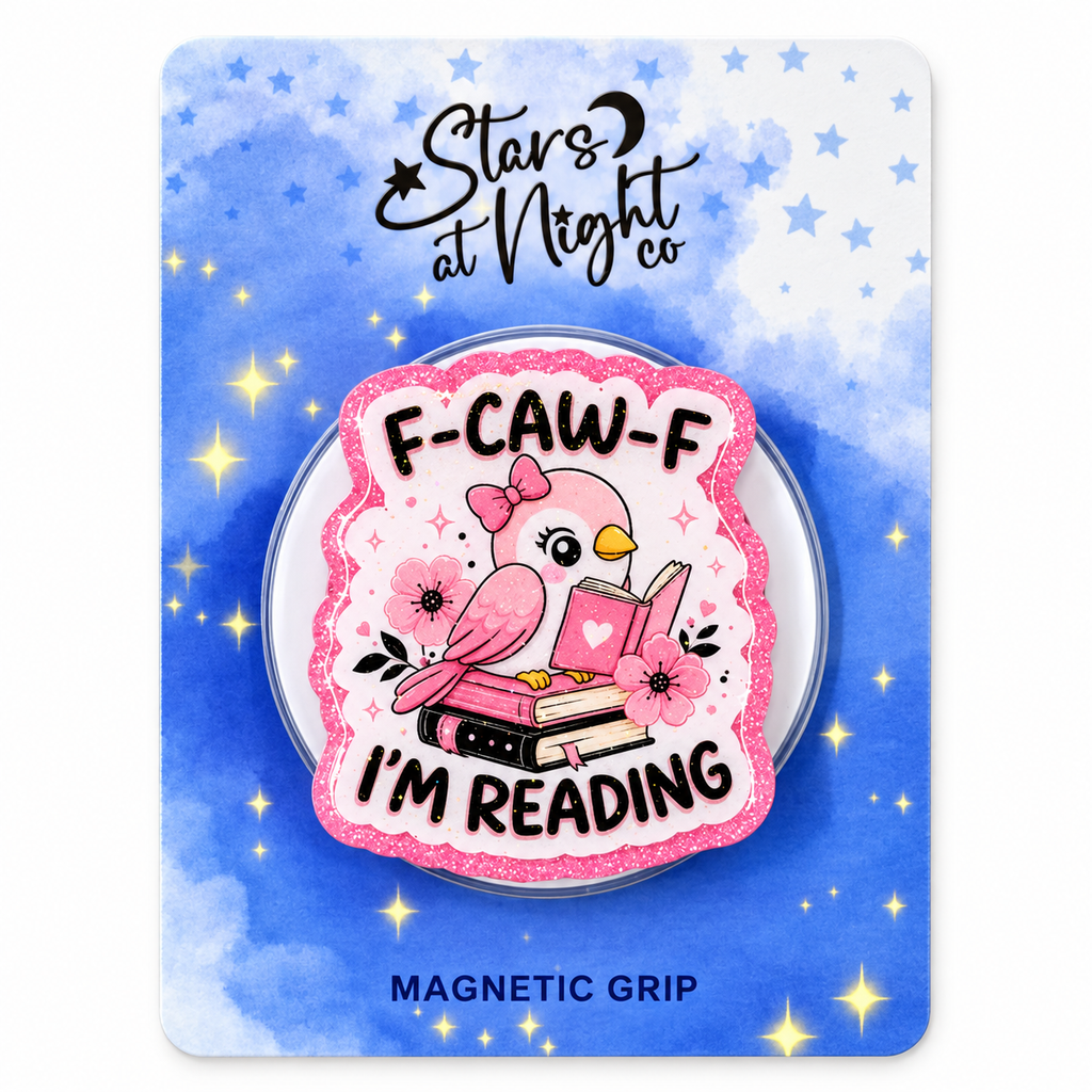 F-Caw-F Im Reading Phone Tablet Grip