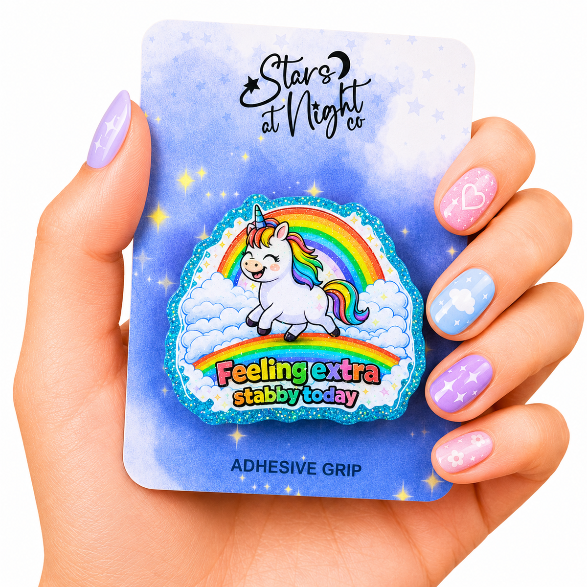 Feeling Extra Stabby Today Unicorn Phone Tablet Grip