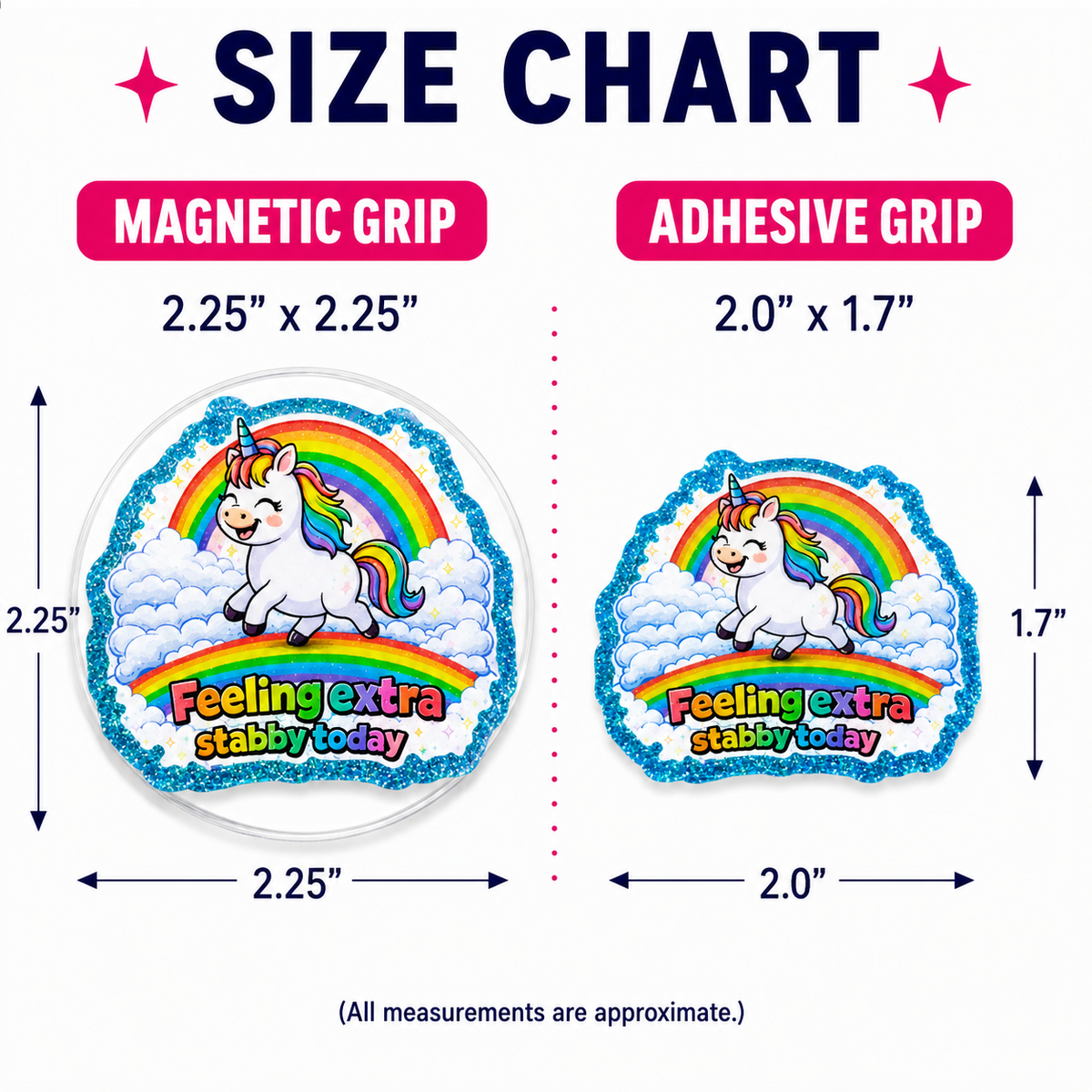 Feeling Extra Stabby Today Unicorn Phone Tablet Grip