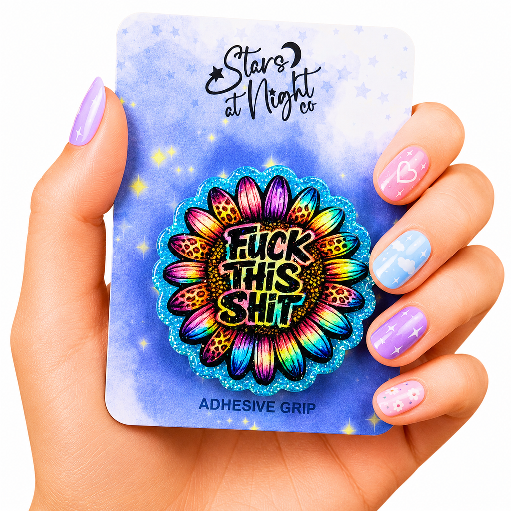 Fuck This Shit Sunflower Phone Tablet Grip