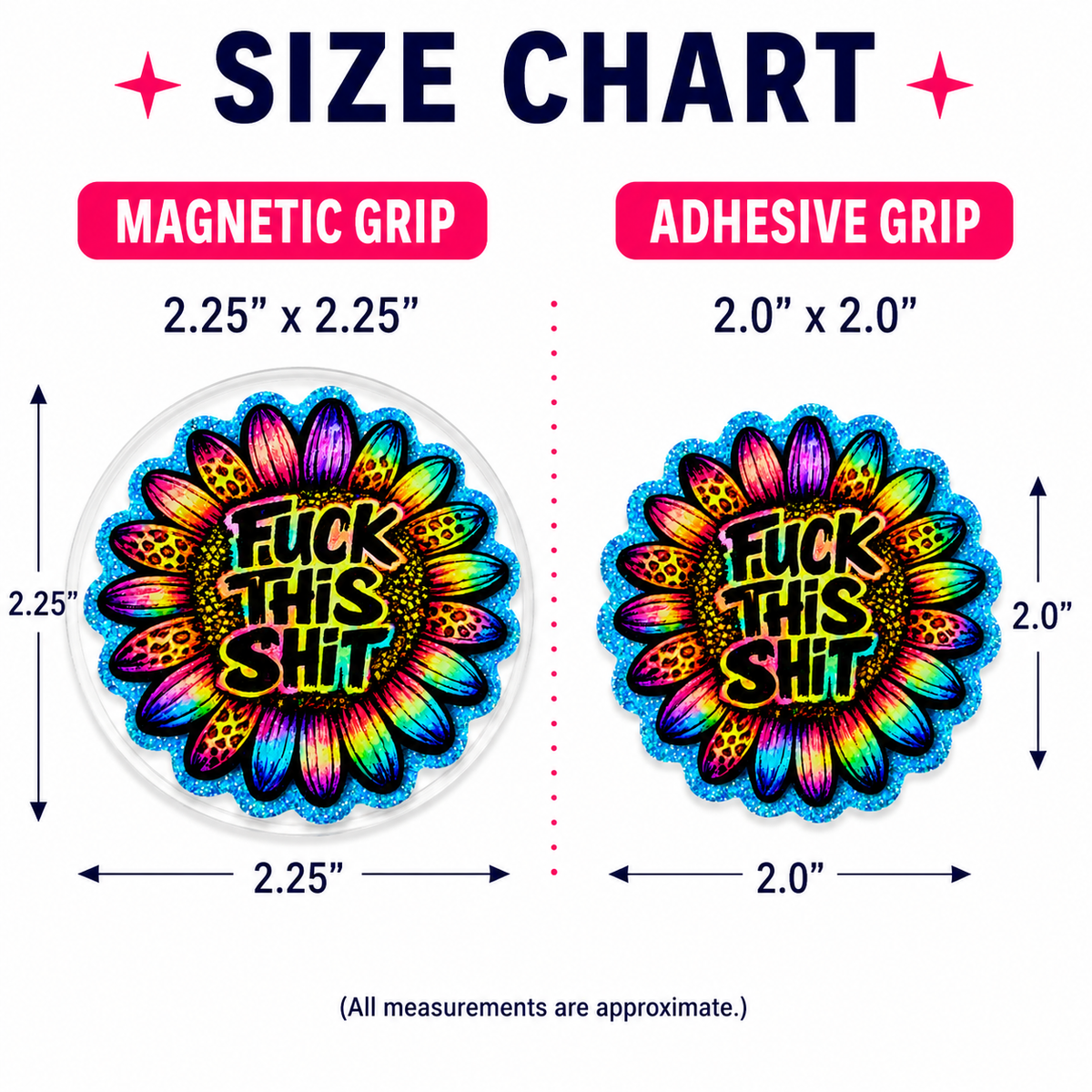 Fuck This Shit Sunflower Phone Tablet Grip