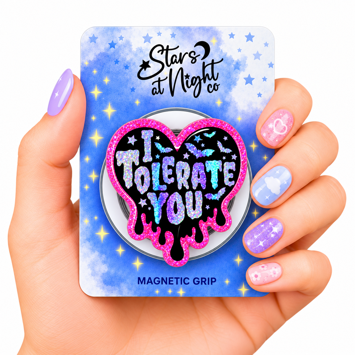 I Tolerate You Heart Phone Tablet Grip