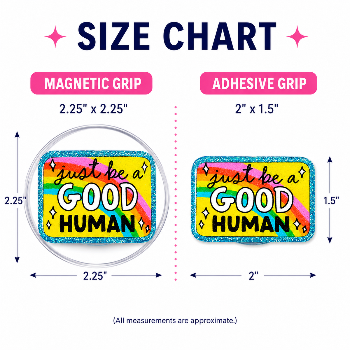 Just Be A Good Human Phone Tablet Grip