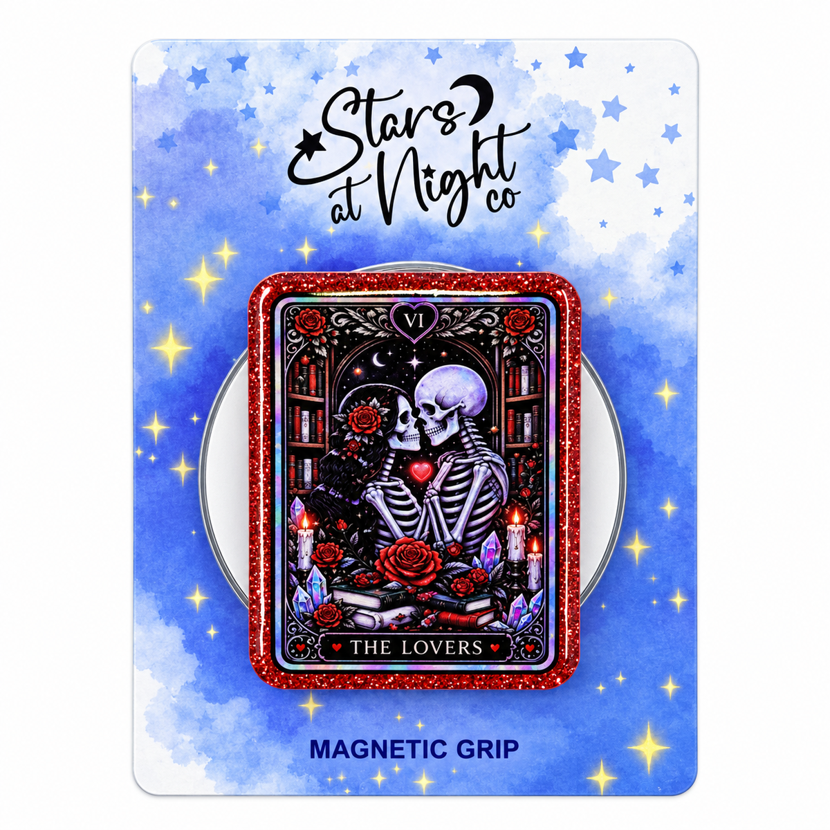 Lovers Tarot Card Phone Tablet Grip