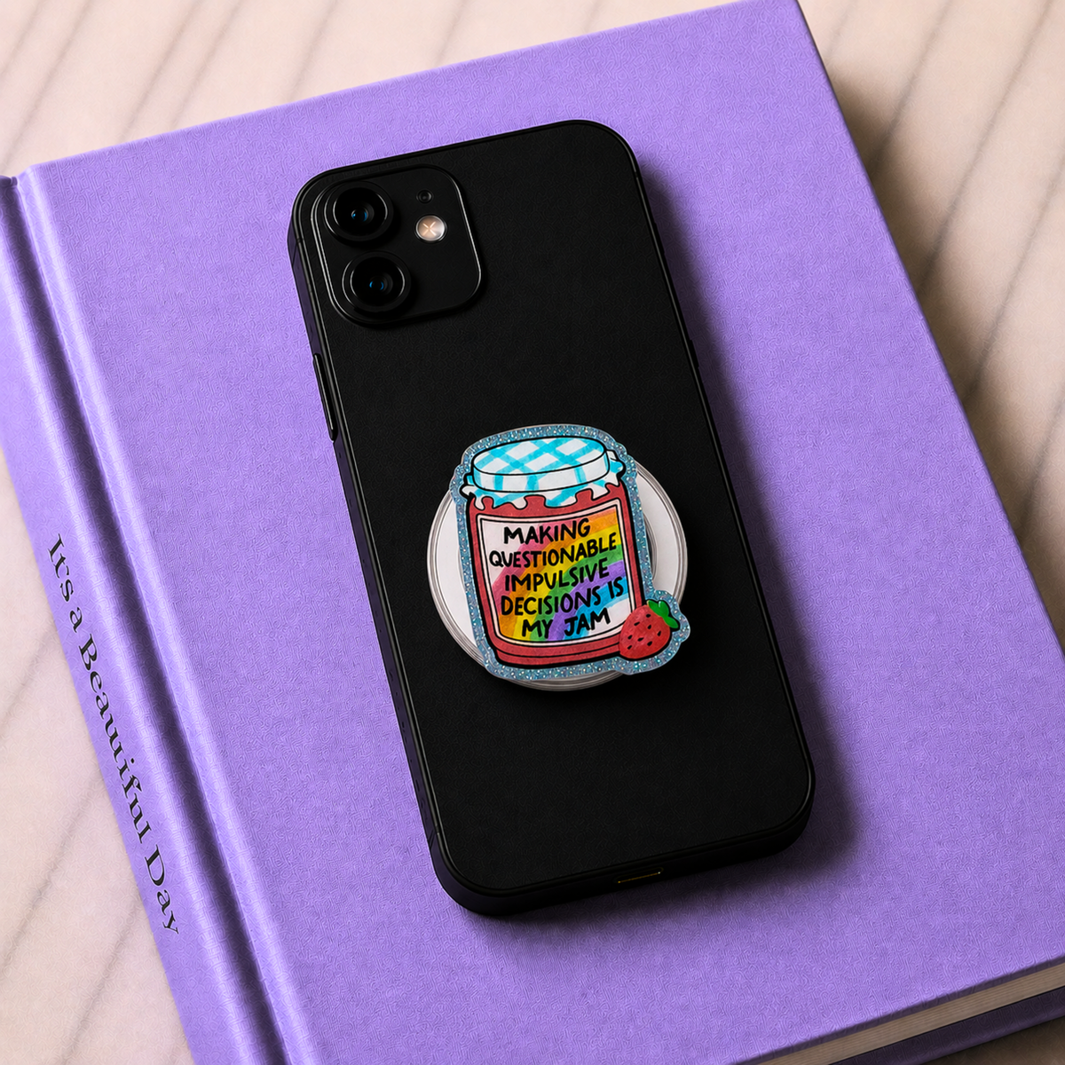 Making Questionable Decisions Phone Tablet Grip