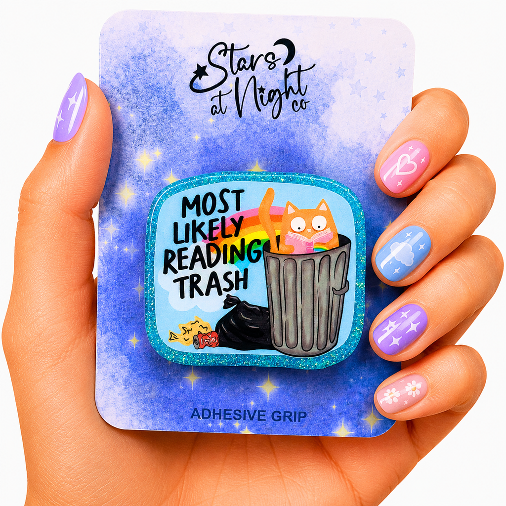 Most Likely Reading Trash Phone Tablet Grip
