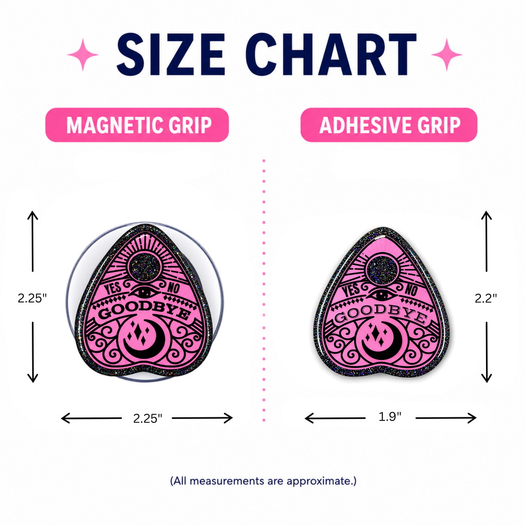 Pink Planchette Phone Tablet Grip