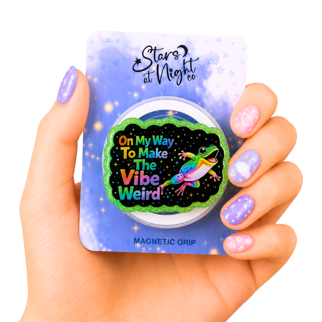 Make The Vibe Weird Frog Phone Tablet Grip