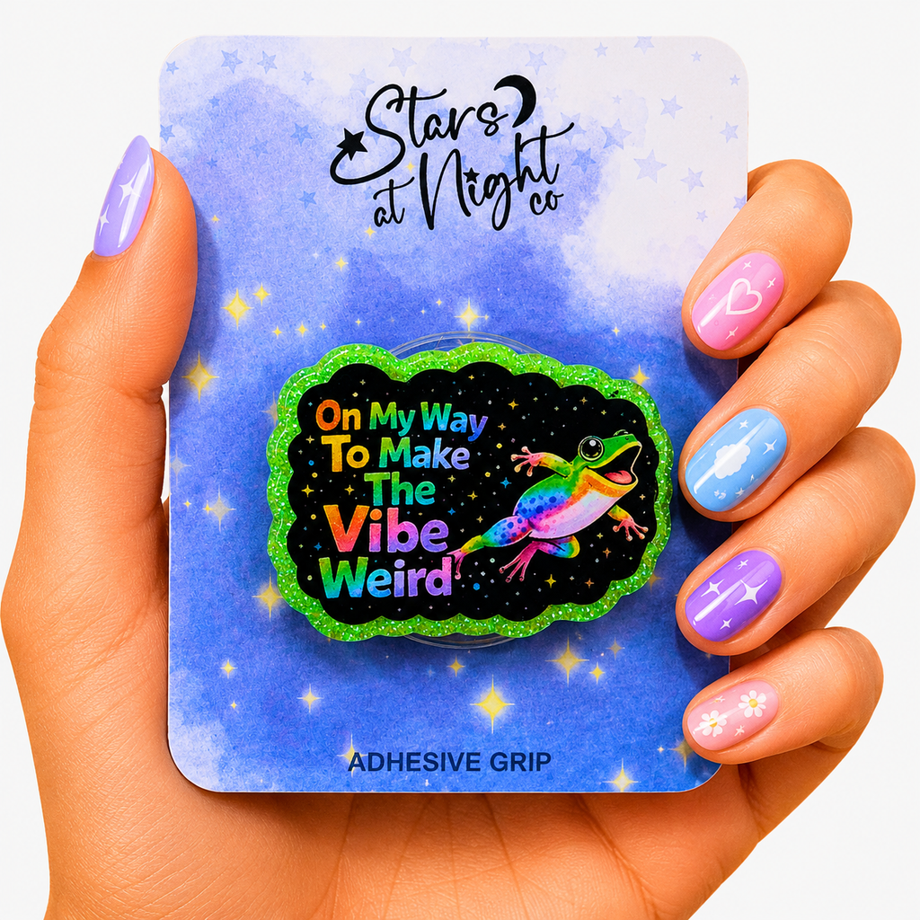Make The Vibe Weird Frog Phone Tablet Grip