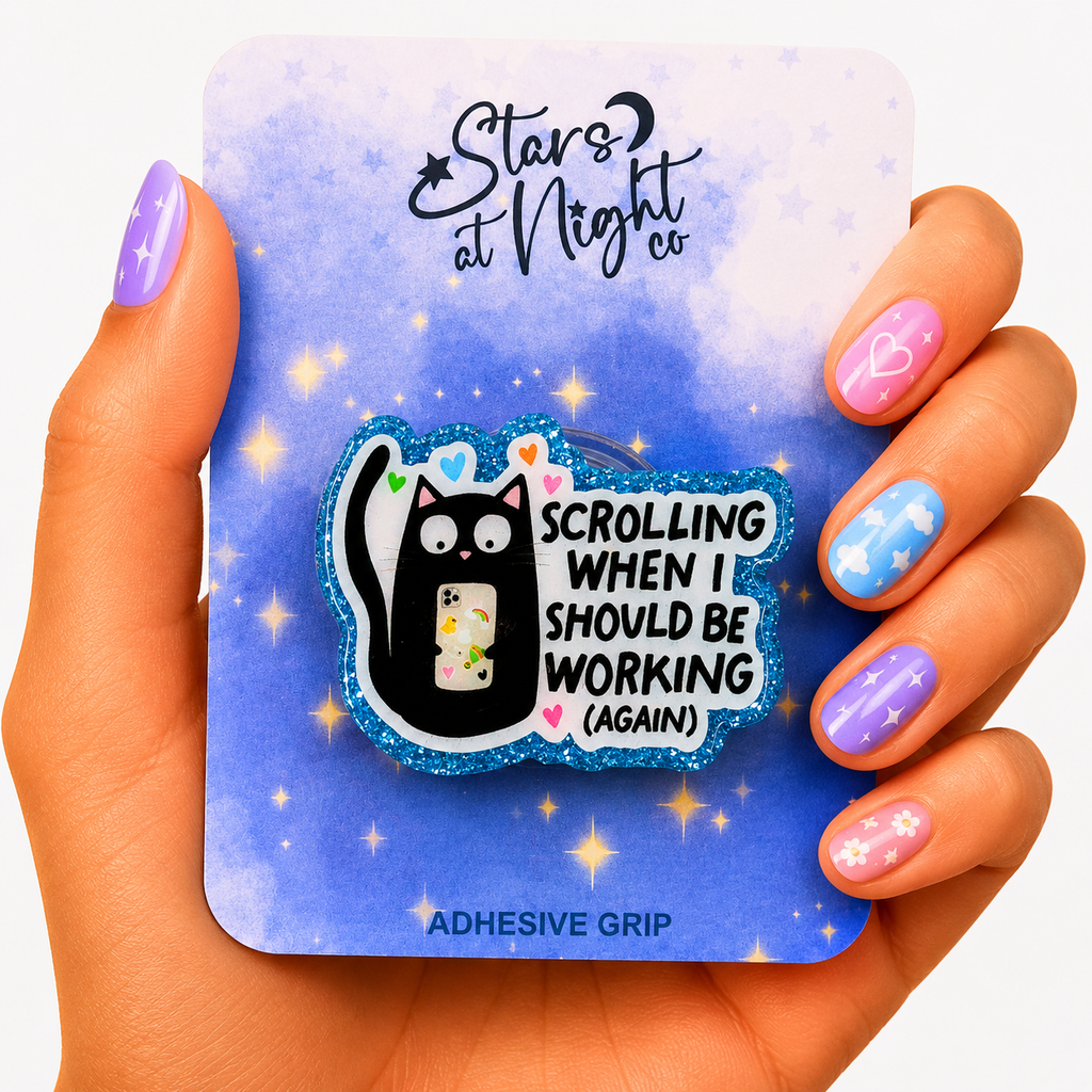 Scrolling When I Should Be Working Phone Tablet Grip