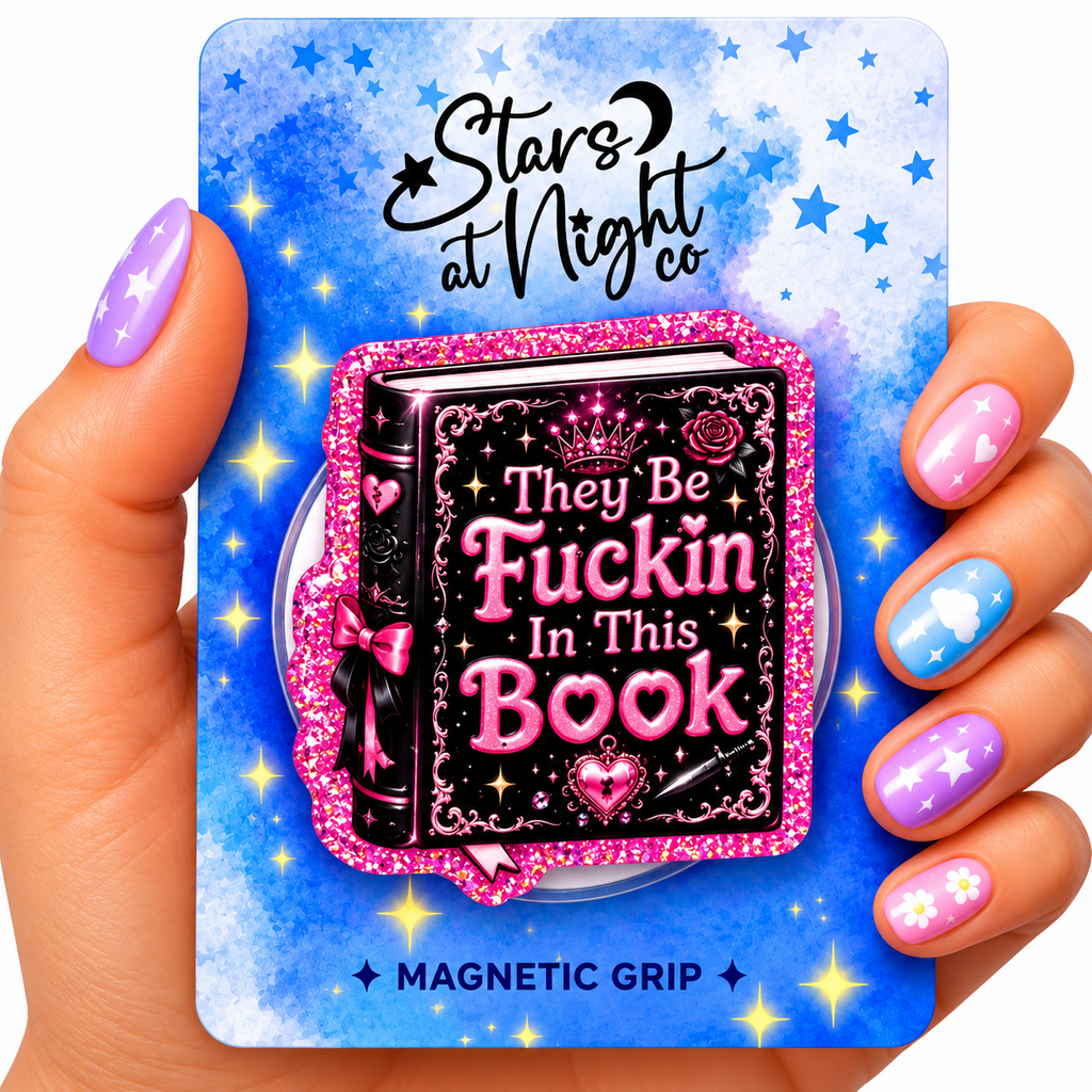 They Be Fuckin In This Book Phone Tablet Grip