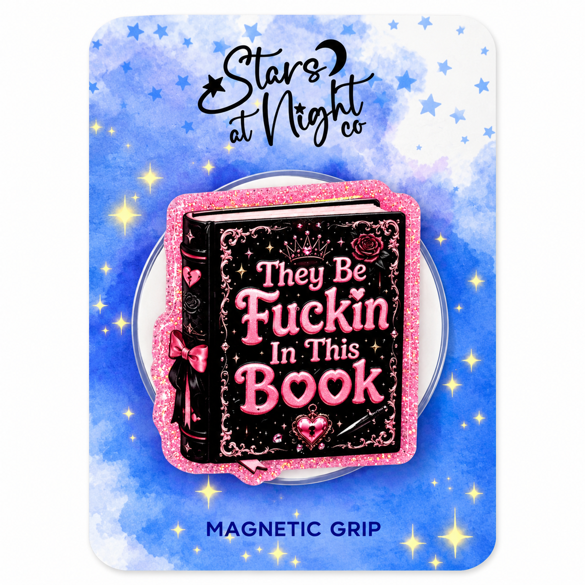They Be Fuckin In This Book Phone Tablet Grip