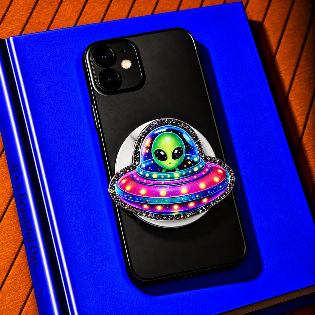 UFO Alien Phone Tablet Grip