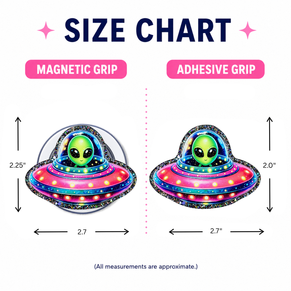 UFO Alien Phone Tablet Grip