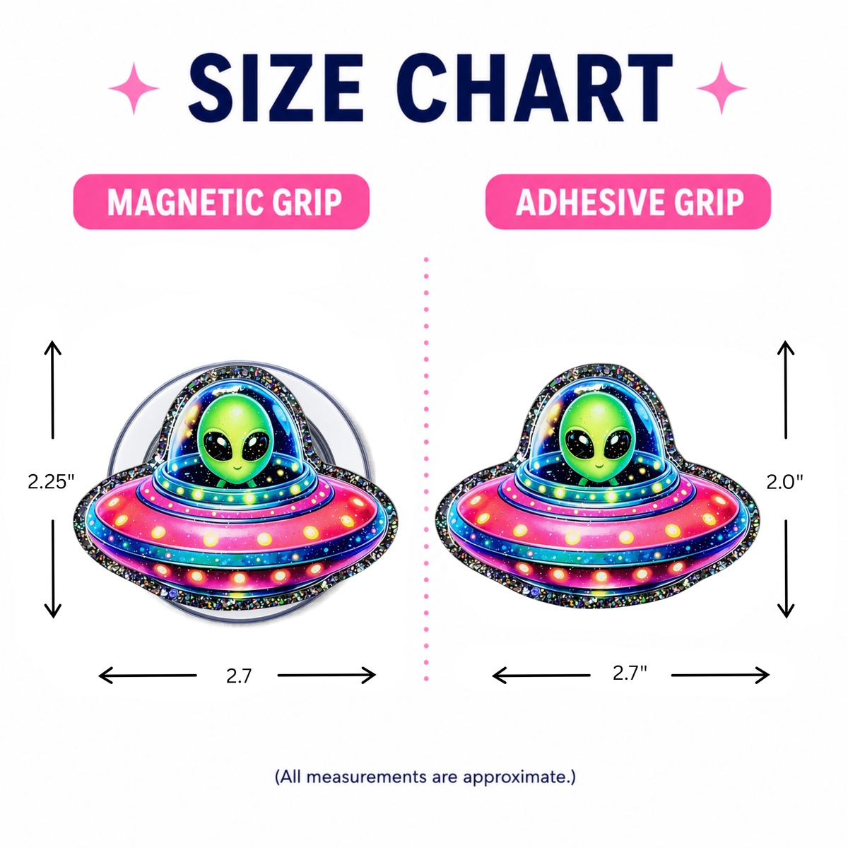 UFO Alien Phone Tablet Grip