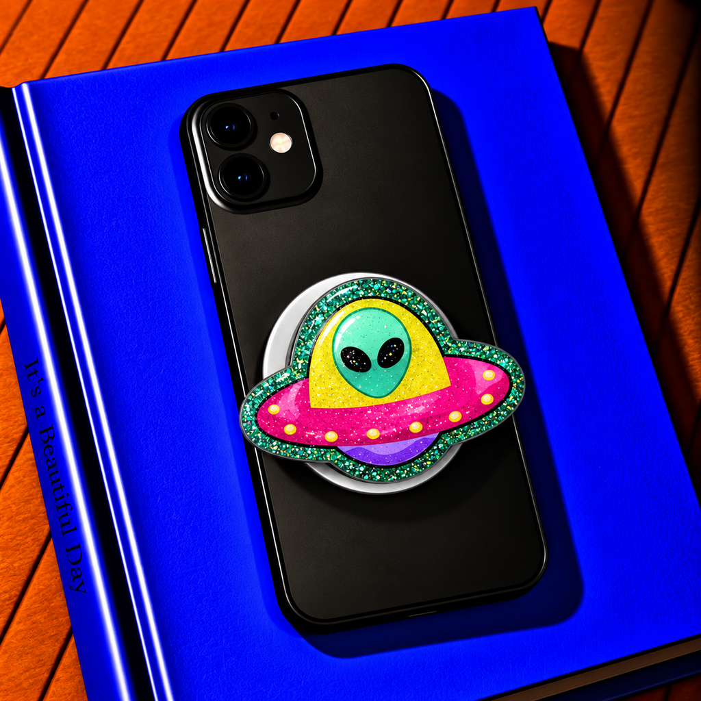 UFO Alien Phone Tablet Grip