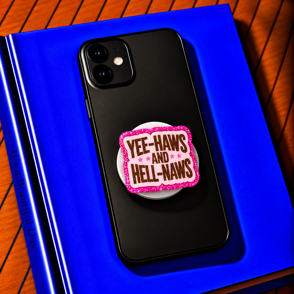 Yee Haws & Hell Naws Phone Tablet Grip