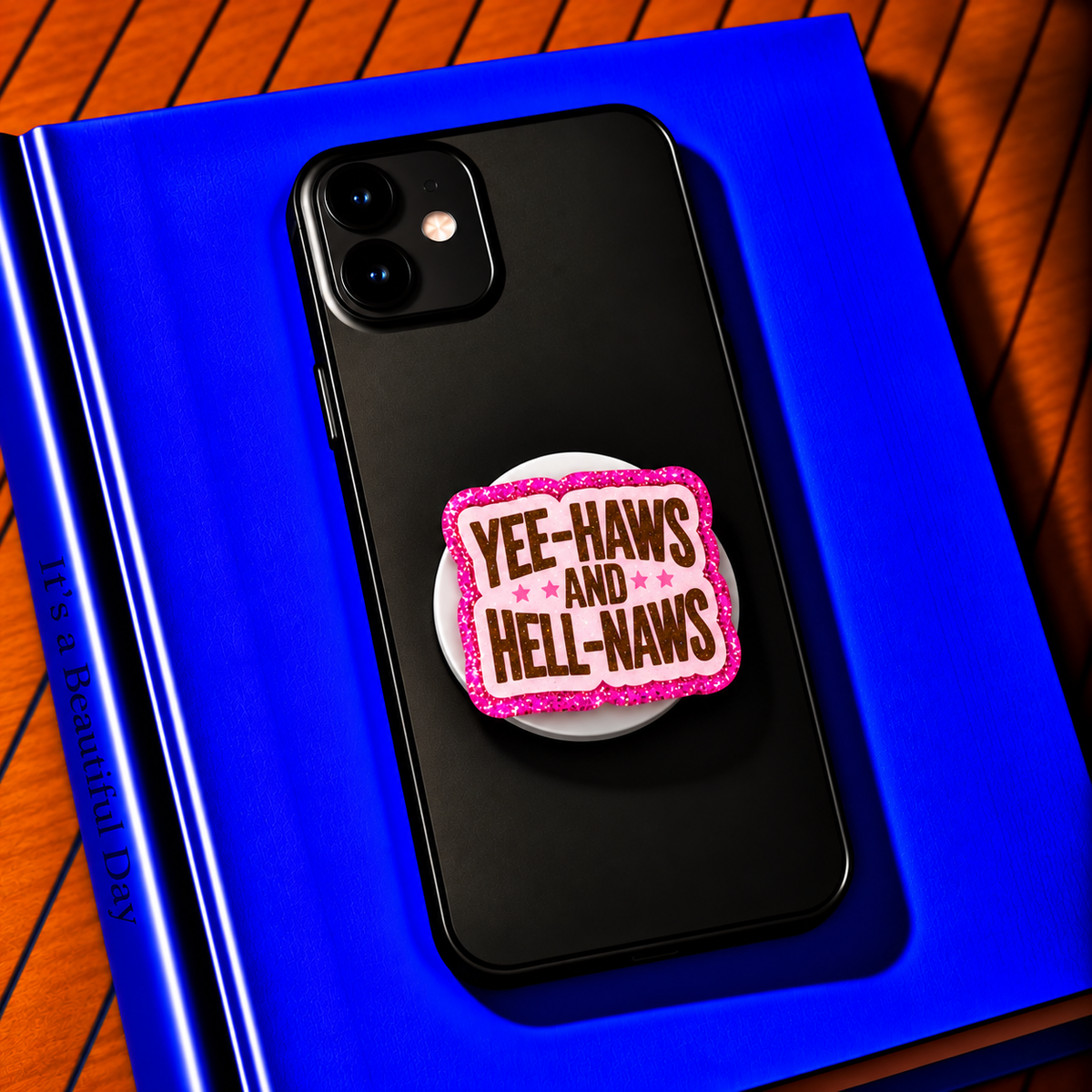Yee Haws & Hell Naws Phone Tablet Grip