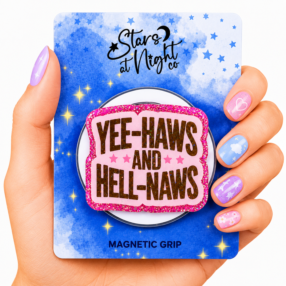 Yee Haws & Hell Naws Phone Tablet Grip