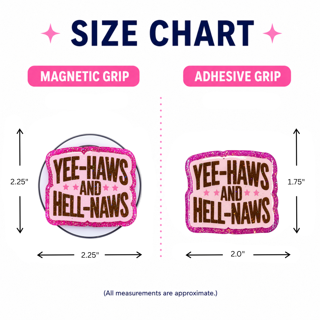 Yee Haws & Hell Naws Phone Tablet Grip