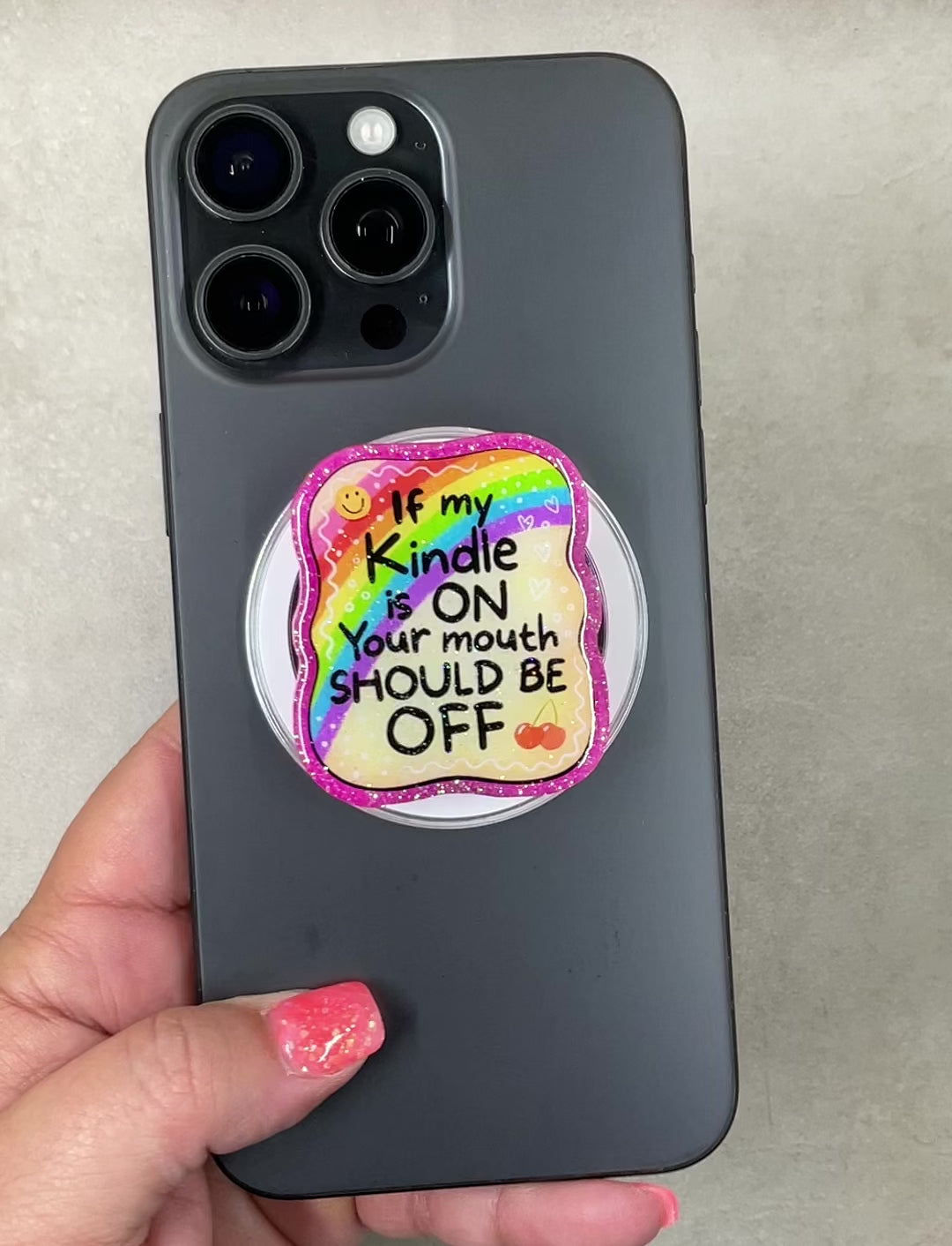 Your Mouth Should Be Off Phone Tablet Grip