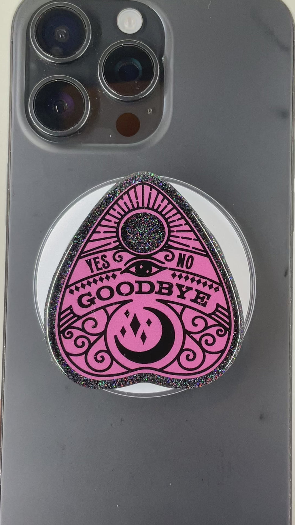 Pink Planchette Phone Tablet Grip