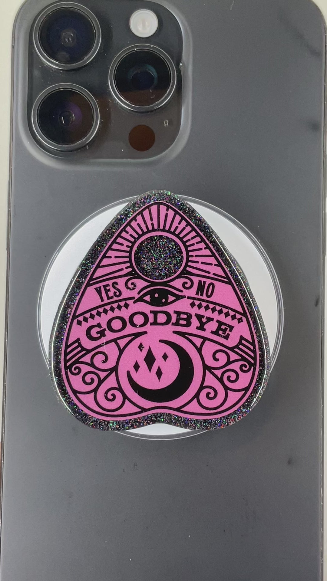 Pink Planchette Phone Tablet Grip
