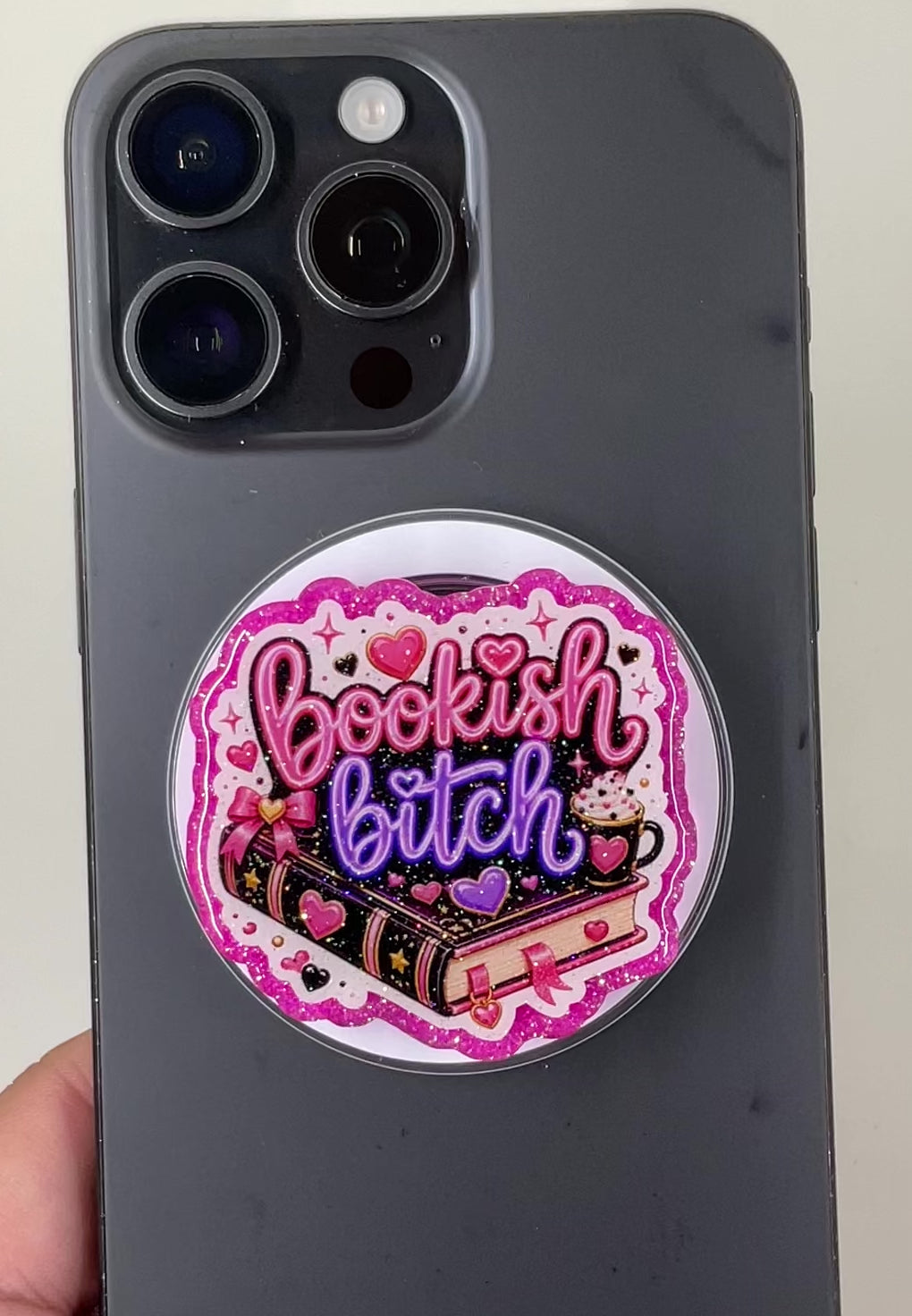 Bookish Bitch Phone Tablet Grip