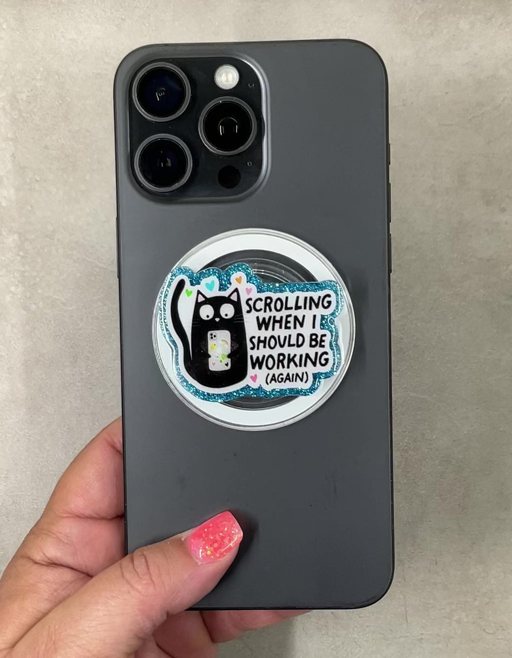 Scrolling When I Should Be Working Phone Tablet Grip