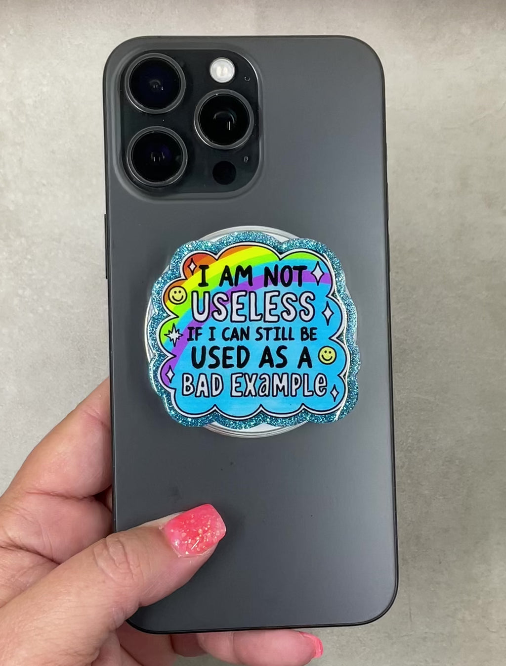 Bad Example Phone Tablet Grip